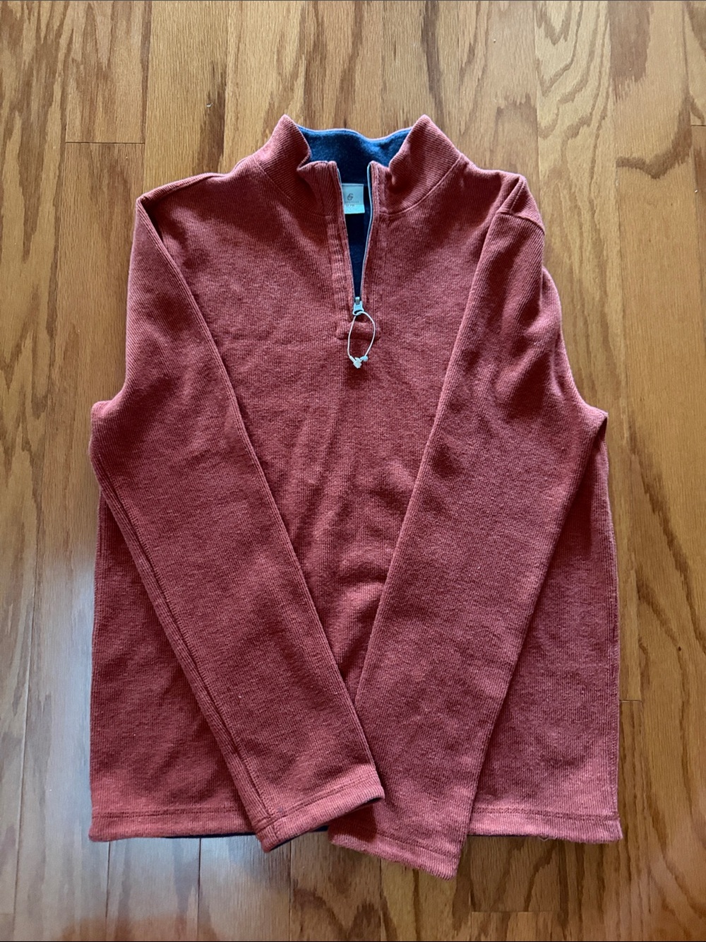 Class Club Kids Rust Zip-Up Pullover